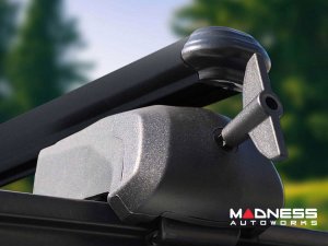 Alfa Romeo Stelvio Roof Rack Cross Bars - for models w/ factory roof rails - Black (2017-2025) Alfa Romeo Stelvio Roof Rack Cross Bars - for models w/ factory roof rails - Black (2017-2025)